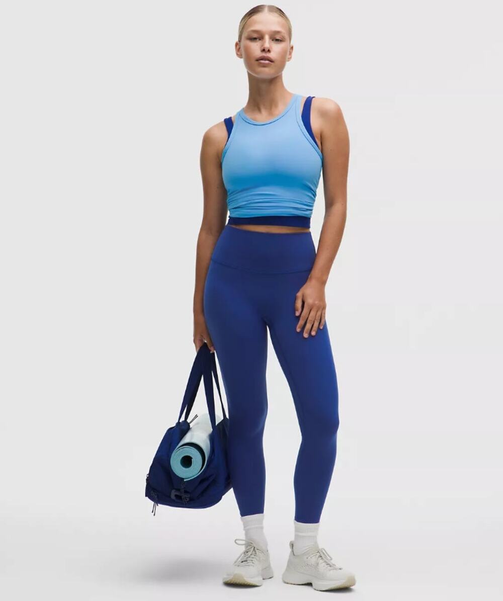 NWT Lululemon Align No Line High-Rise Pant 25" in Clubhouse Blue Size 6